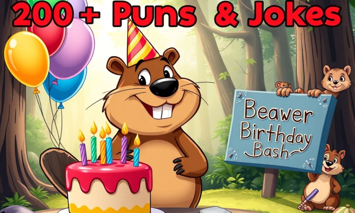 200+ Beaver Puns & Jokes Funny, Cute & Clean for Kids, Birthdays & More