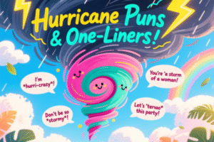 270+ Hurricane Puns & One-Liners Funny, For Kids, Adults, Women