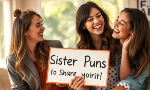 300+ Funny Sister Puns to Share With Your Sis (2025)