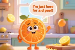 330 Orange Puns quick, adorable & humorous One-Liner Captions