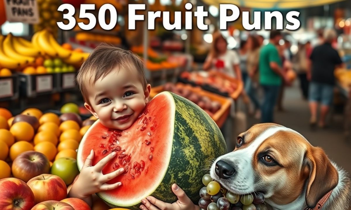 350 Fruit Puns Short Cute One Liners Captions & Jokes