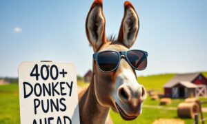 400+ Donkey Puns & Funny One-Liners For Adults & Caption or insta Lover