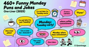 460+ Funny Monday Puns and Jokes One Liner (2025)