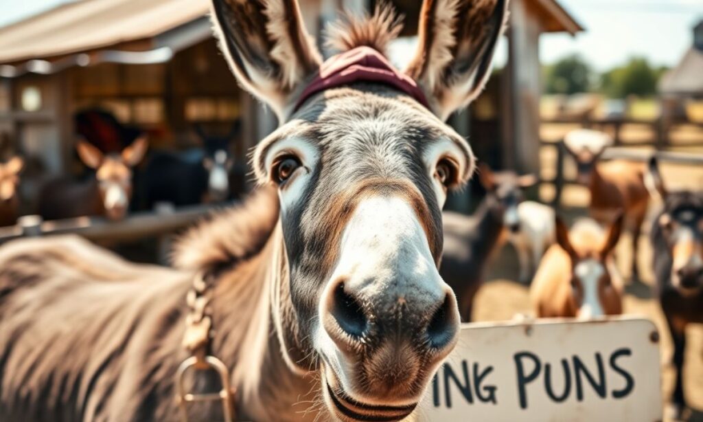 Donkey puns captions