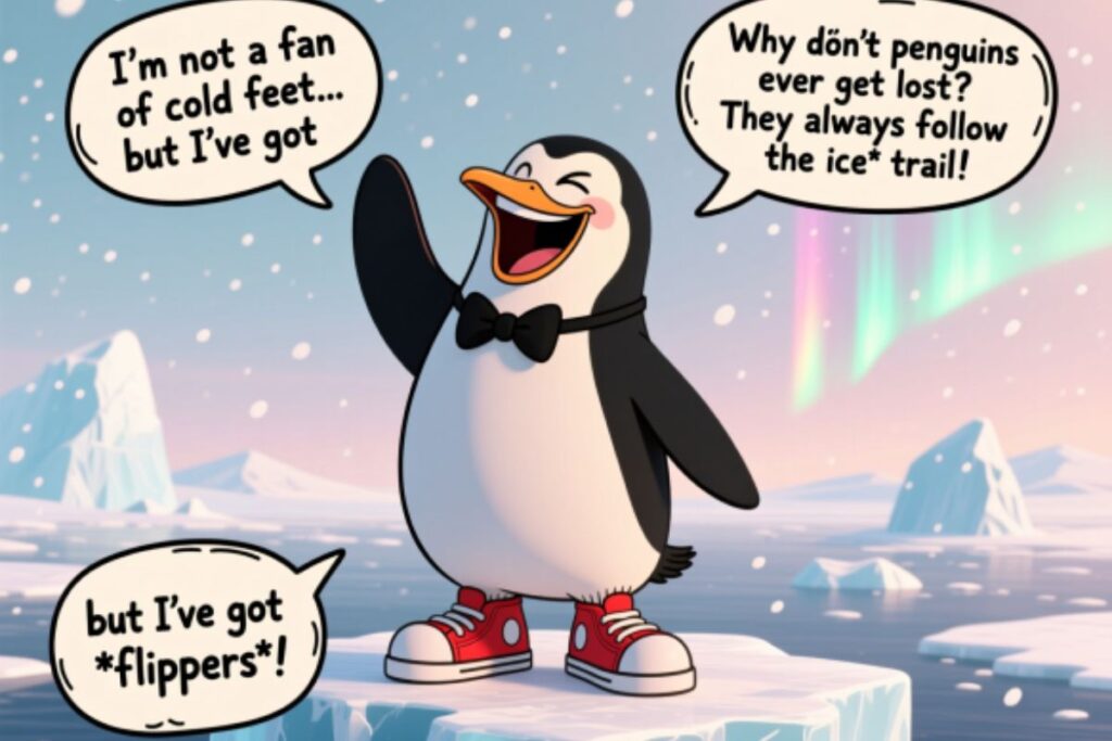 Flippin’ Funny Penguin Jokes