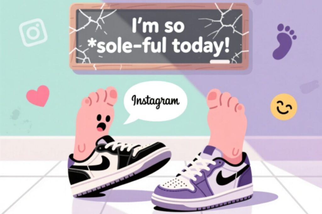Foot Puns for Instagram