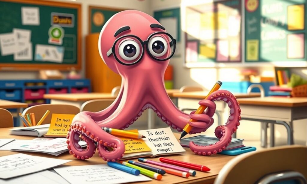 Kid-Friendly Octopus Puns for Classrooms and Lunch Notes