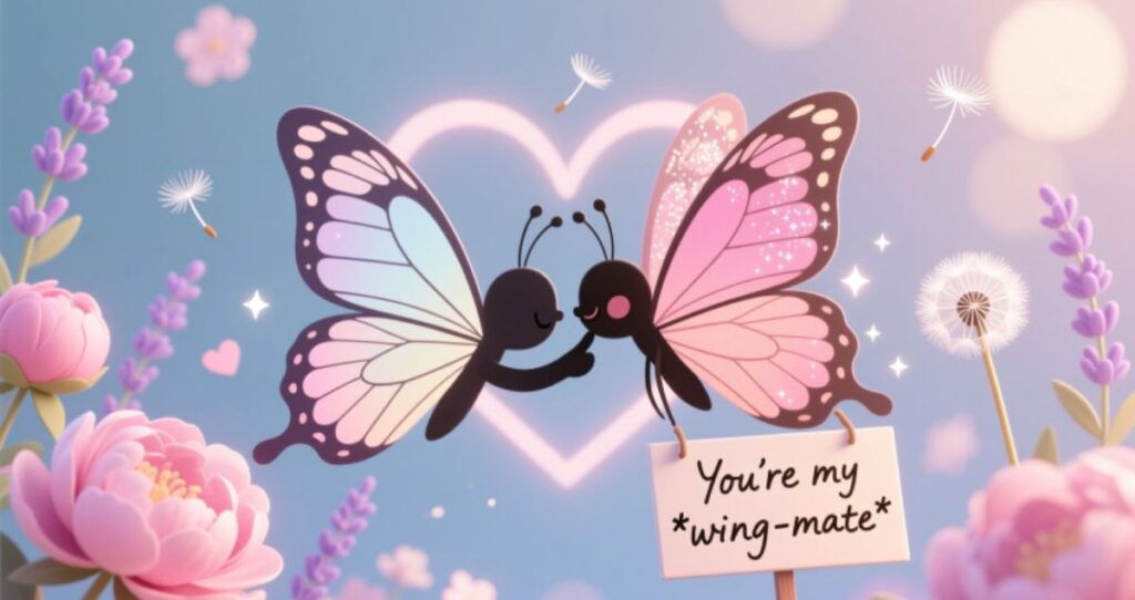 Romantic & Flirty Butterfly Puns
