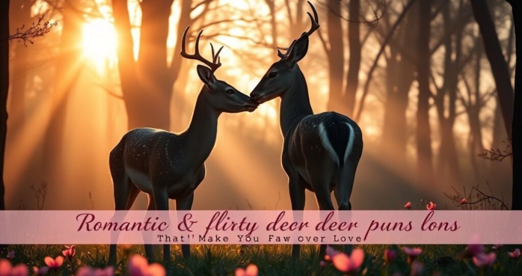 Romantic & Flirty Deer Puns That’ll Make You Fawn Over Love