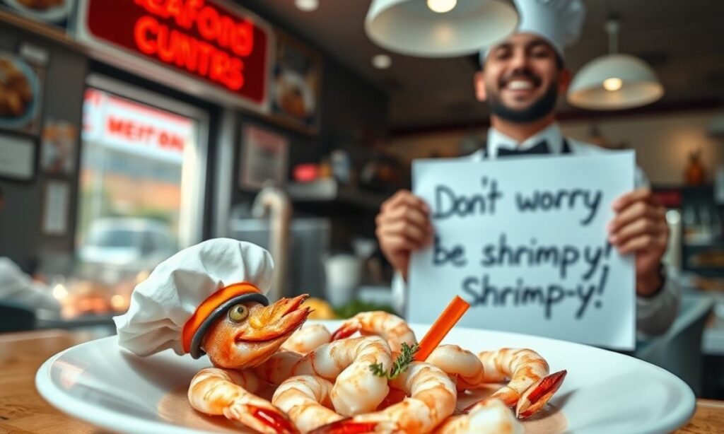Shrimp puns dirty
