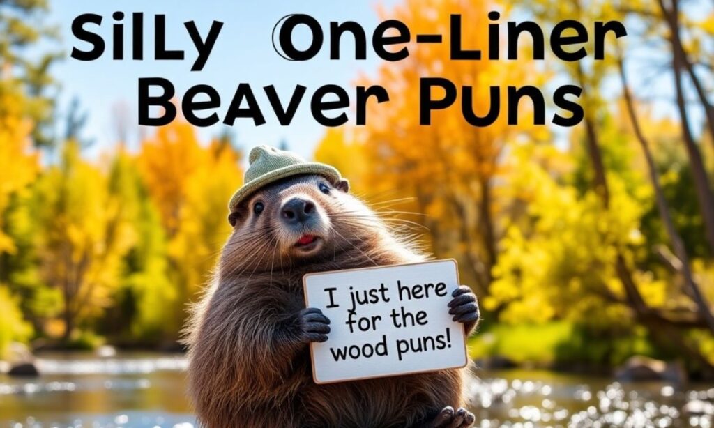 Silly One-Liner Beaver Puns
