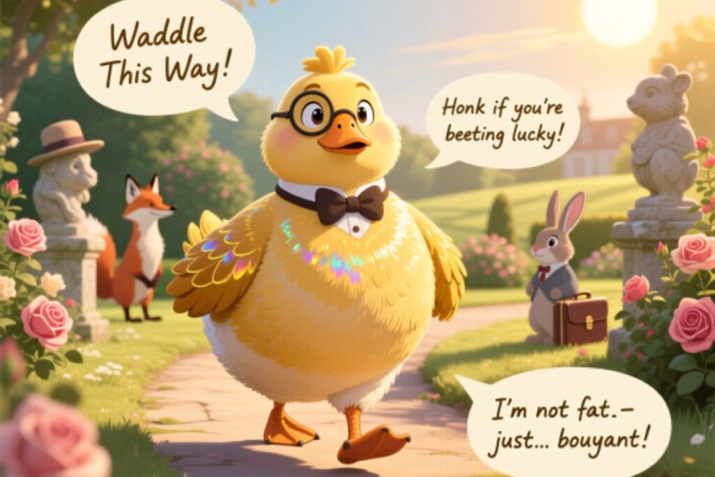 Waddle This Way Goose Jokes and Giggles That Are Simply Golden
