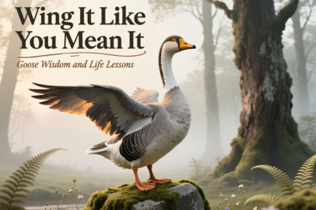 Wing It Like You Mean It Goose Wisdom and Life Lessons