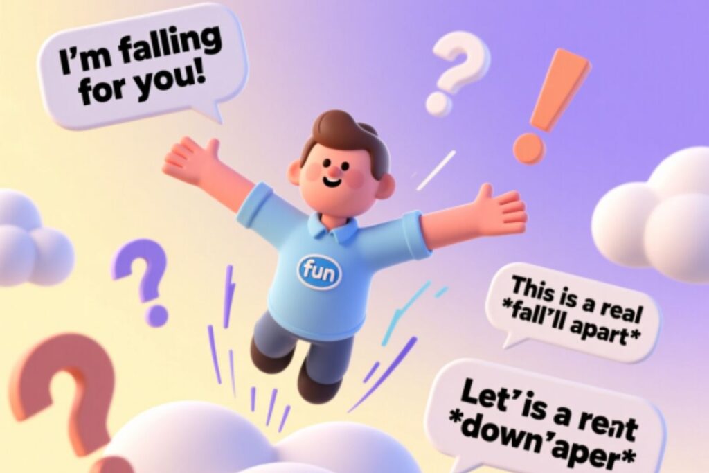 Falling for Wordplay A Dive into Falling Puns