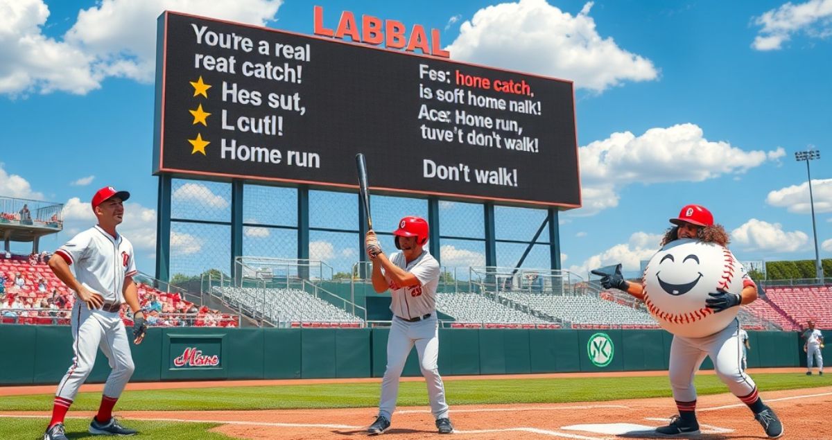 250+ Baseball Puns Fun One-Liner Captions for Kids, Love, and Birthdays