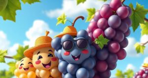 300+ Sweet Grape Puns Cute & Funny One-Liner Captions for Kids and Instagram