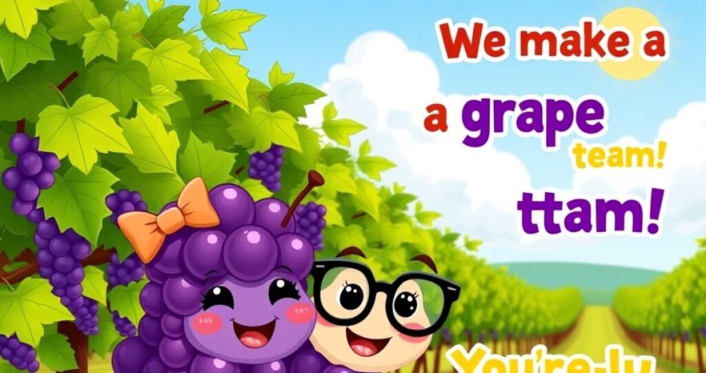 Adorable Grape Puns for Couples and Friends