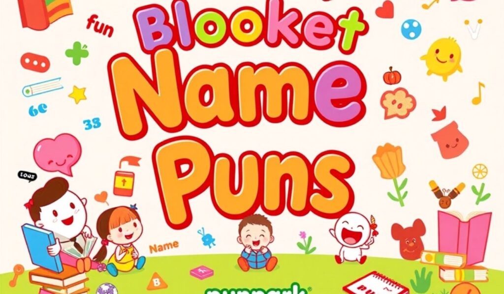 Blooket Name Puns for Kids