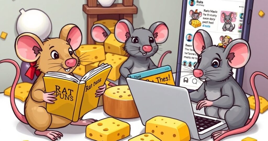 Rat Puns for Captions, Texts & Social Media